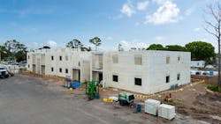 RENCO home building system with composite blocks RENCO home building system with composite blocks