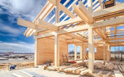 A home under construction A home under construction