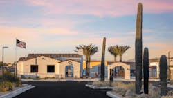 The Havenly's clubhouse, which includes a pool. The Havenly's clubhouse, which includes a pool.