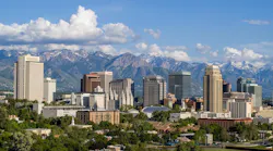 Skyline view of Salt Lake City