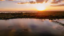 Polk County, Fla., view across water