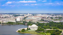 Aerial view of Washington, D.C.
