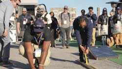 Friendly competition in games and activities at Show Village Friendly competition in games and activities at Show Village