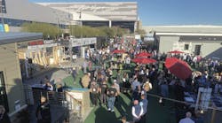 Attendees at Pro Builder's Show Village enjoying the outdoor exhibits. Attendees at Pro Builder's Show Village enjoying the outdoor exhibits.