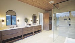 The primary bathroom in the Panorama Idea Home. The primary bathroom in the Panorama Idea Home.