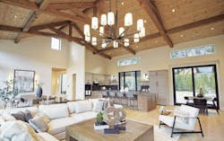 The great room in the Panorama Idea Home. The great room in the Panorama Idea Home.