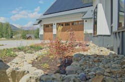 Drought-tolerant landscaping around the Panorama Idea Home. Drought-tolerant landscaping around the Panorama Idea Home.