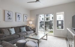 Bri at The Village living room Bri at The Village living room