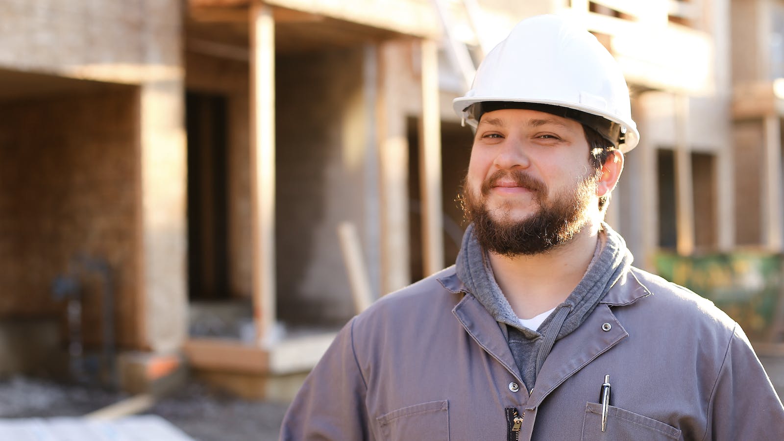 Smiling home builder looks optimistic about his prospects in the coming year