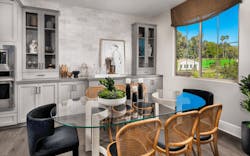 Home interior at the Villas at Los Coyotes Country Club move-down homes. Home interior at the Villas at Los Coyotes Country Club move-down homes.