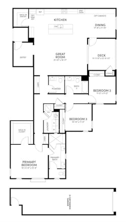 Villas at Los Coyotes Country Club floor plan Villas at Los Coyotes Country Club floor plan