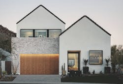 Front elevation of Paradigm, a Camelot Homes Front elevation of Paradigm, a Camelot Homes