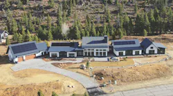 Aerial view of the Panorama Idea Home in Colorado