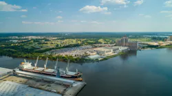View of Lake Charles, La. from the water