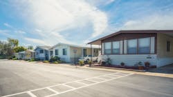 Mobile home park in California Mobile home park in California