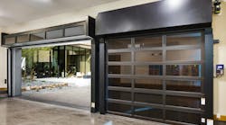 The VertiStack Avante Aluminum and Glass Garage Door from Clopay installed in The New American Home 2025 The VertiStack Avante Aluminum and Glass Garage Door from Clopay installed in The New American Home 2025