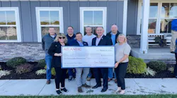 Atlantic Builders presents Goodwill Industries with a check for $250,000