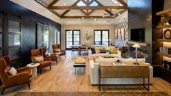 The clubhouse at The Grove at Upper Saddle River offers residents abundant opportunities for relaxing and gathering in its inviting lounge areas. The clubhouse at The Grove at Upper Saddle River offers residents abundant opportunities for relaxing and gathering in its inviting lounge areas.