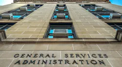 Exterior view of the General Services Administration building