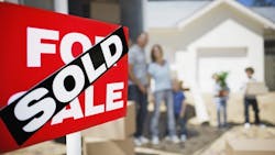 A family moves into their recently purchased home A family moves into their recently purchased home