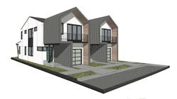 Rendering of The Charleston exterior designed by DTJ Design Rendering of The Charleston exterior designed by DTJ Design