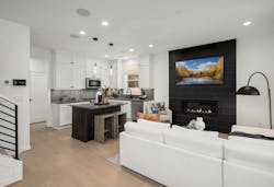 Interior of Centre Cottages' Dewberry Plan designed by Dahlin Architecture | Planning | Interiors Interior of Centre Cottages' Dewberry Plan designed by Dahlin Architecture | Planning | Interiors