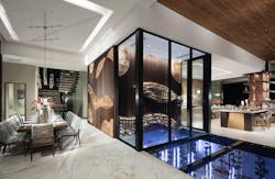 Upon entering The New American Home 2025, there are a variety of sight lines, all carefully considered by the home's designer. Upon entering The New American Home 2025, there are a variety of sight lines, all carefully considered by the home's designer.