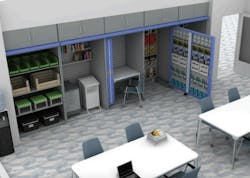 ActivWall from Aurora Storage Products is a flexible storage system ActivWall from Aurora Storage Products is a flexible storage system