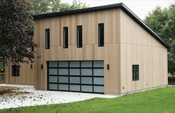 Acre by Modern Mill used as siding on a house Acre by Modern Mill used as siding on a house