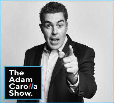 Adam Carolla with frame