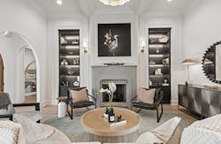 Living room in a Manuel Builders' home Living room in a Manuel Builders' home