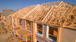 Homes under construction