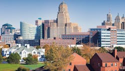 The city skyline of Buffalo, N.Y., a city that has enjoyed the most stable home prices for more than 20 years The city skyline of Buffalo, N.Y., a city that has enjoyed the most stable home prices for more than 20 years