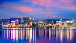 Skyline view of Erie, Pa., which has a tight housing market Skyline view of Erie, Pa., which has a tight housing market