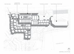 Site plan for Chronicle Mill, a 2023 BALA winner Site plan for Chronicle Mill, a 2023 BALA winner
