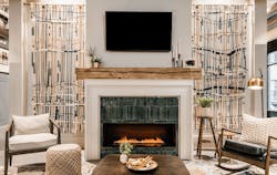 Clubhouse textile panels in the Chronicle Mill, a 2023 BALA winner Clubhouse textile panels in the Chronicle Mill, a 2023 BALA winner