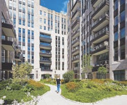 Courtyard at the renovated Chicago Tribune building, an adaptive reuse project that won a 2023 BALA award Courtyard at the renovated Chicago Tribune building, an adaptive reuse project that won a 2023 BALA award
