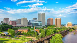 A view of the skyline of Richmond, Va., which is a top metro for single-family renter households.