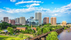A view of the skyline of Richmond, Va., which is a top metro for single-family renter households. A view of the skyline of Richmond, Va., which is a top metro for single-family renter households.