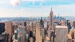 A view of the New York City skyline, a metro area that has seen its population increase.