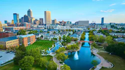 A view of the the Indianapolis city skyline, a city that expects to see its home sales increase.