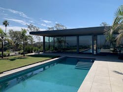 Sherman Oaks home designed by SweisKloss has defensible space around it to help prevent wildfire damage. Sherman Oaks home designed by SweisKloss has defensible space around it to help prevent wildfire damage.