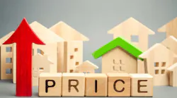 Concept of home prices growing