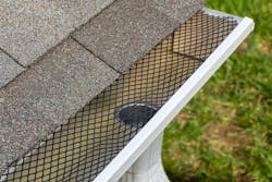 Gutter system to keep debris out of channels Gutter system to keep debris out of channels
