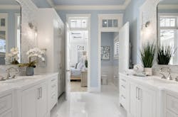 CMSA Architects' BALA-winning primary bathroom design, Lido Rose. CMSA Architects' BALA-winning primary bathroom design, Lido Rose.