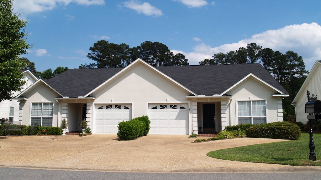 Exterior of a duplex