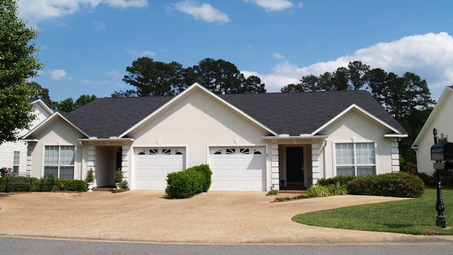 Exterior of a duplex