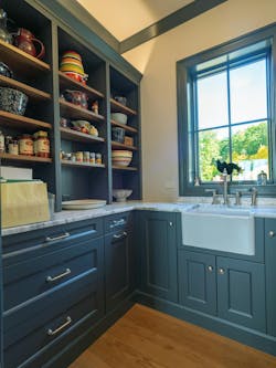 Pantry space off the kitchen in The House That Blues Built Pantry space off the kitchen in The House That Blues Built