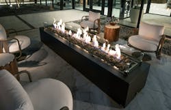 Entryway courtyard in The New American Home 2025. Entryway courtyard in The New American Home 2025.