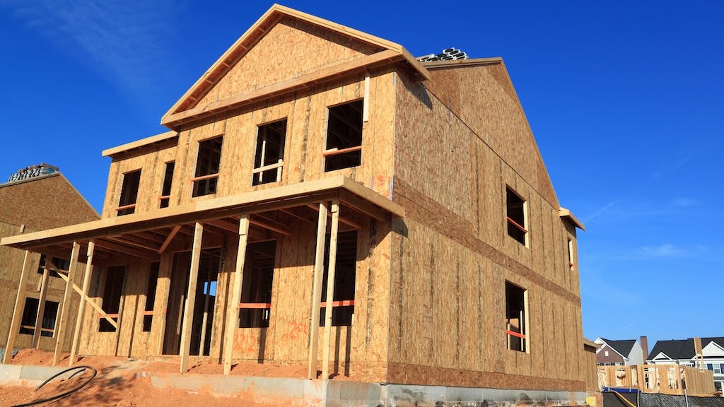 New home under construction